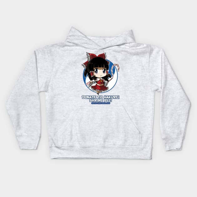 Touhou - Reimu Hakurei Kids Hoodie by rextheone